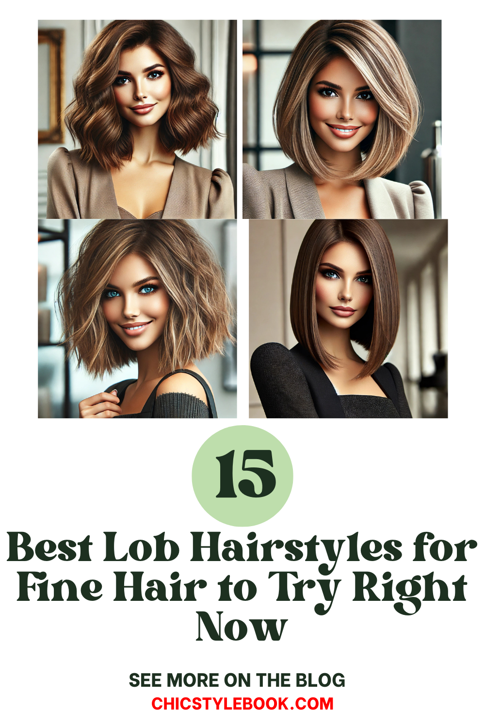 8 Lob Hairstyles for Fine Hair