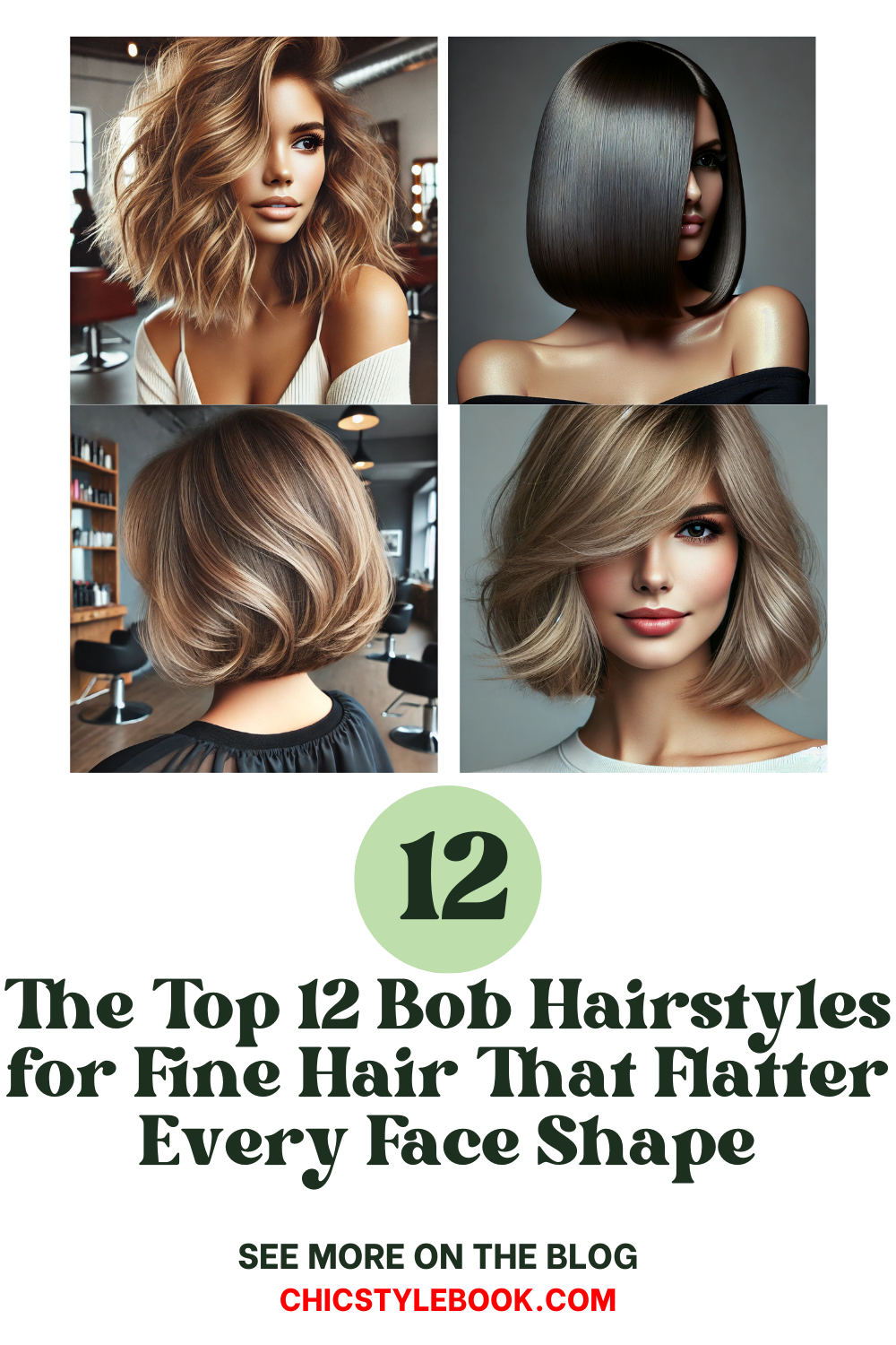 12 Bob Hairstyles for Fine Hair