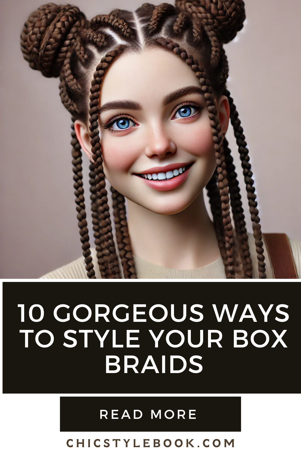 10 Hairstyles for Box Braids