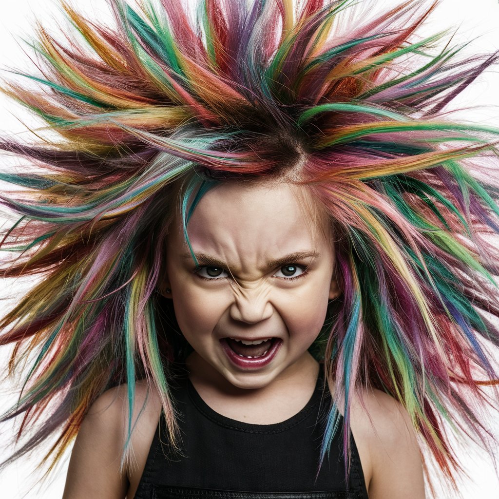 Crazy Rainbow Hair