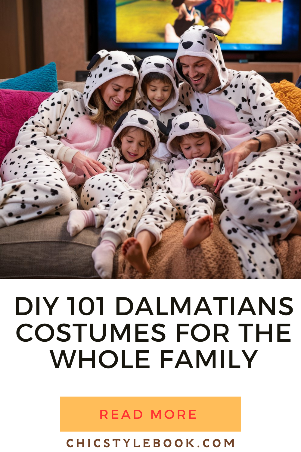 DIY 101 Dalmatians Costumes for the Whole Family