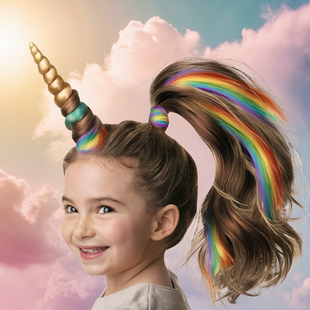 Unicorn Horn Hair